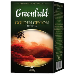 Чай листовой GREENFIELD &laquo;Golden Ceylon&raquo; черный цейлонский крупнолистовой 200 г