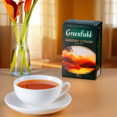 Чай листовой GREENFIELD &laquo;Golden Ceylon&raquo; черный цейлонский крупнолистовой 200 г