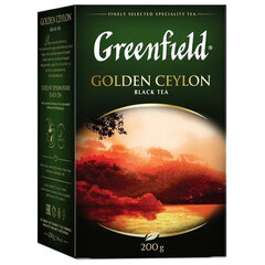 Чай листовой GREENFIELD &laquo;Golden Ceylon&raquo; черный цейлонский крупнолистовой 200 г