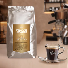 Кофе в зернах PIAZZA DEL CAFFE "Crema Vellutata" 1 кг