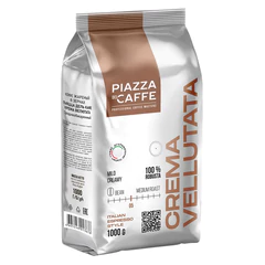 Кофе в зернах PIAZZA DEL CAFFE "Crema Vellutata" 1 кг