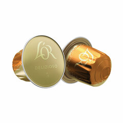 Кофе в алюминиевых капсулах L'OR &laquo;Espresso Delizioso&raquo; для кофемашин Nespresso, 10 порций, ФРАНЦИЯ