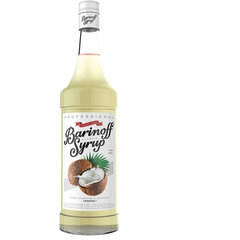 Сироп BARINOFF &laquo;Кокос&raquo;, 1 л, стеклянная бутылка