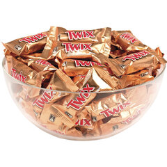 Батончики мини TWIX "Minis" печенье с карамелью в молочном шоколаде, 1 кг