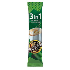 Кофе растворимый порционный ЖОКЕЙ &laquo;3 в 1 Классический&raquo;, КОМПЛЕКТ 50 пакетиков по 12 г