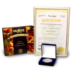 Чай MAITRE &laquo;Букет изысканных вкусов&raquo; ассорти 6 вкусов, НАБОР 30 пакетиков