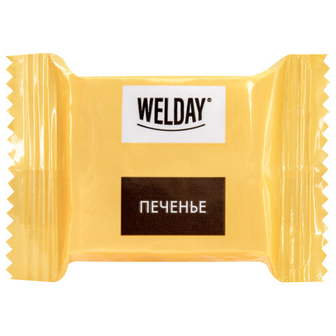 Шоколад порционный WELDAY Ассорти 6 вкусов, 810 г (54 плитки по 15 г), пакет, 622409