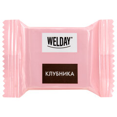 Шоколад порционный WELDAY (ВЭЛДЭЙ), ассорти 6 вкусов, 810 г (54 плитки по 15 г), пакет, 622409
