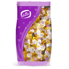 Конфеты шоколадные KONTI "Золотая лилия" на основе тоффи со сгущенным молоком, 1000 г, пакет