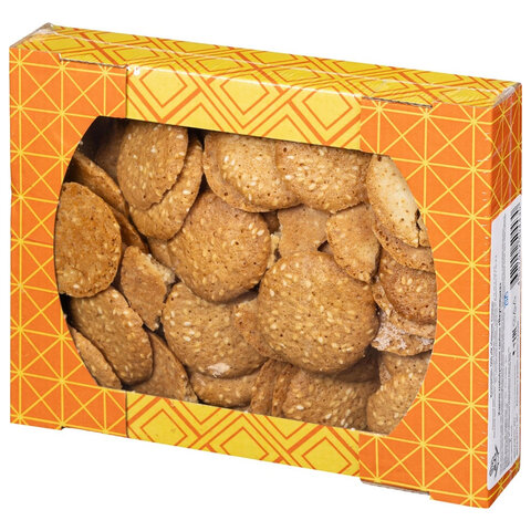 Печенье сдобное СЕВЕРНАЯ СТОЛИЦА "Вкусняшка" с кунжутом, 250 г, картонная коробка, 00-00000431 - фото 6