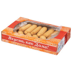 Печенье песочное СЕВЕРНАЯ СТОЛИЦА &laquo;Полоска&raquo; с вареной сгущенкой, 650 г, картонная коробка