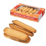 Печенье песочное СЕВЕРНАЯ СТОЛИЦА "Полоска" с вареной сгущенкой, 650 г, картонная коробка