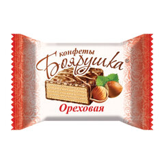 Конфеты шоколадные СЛАВЯНКА &laquo;Боярушка&raquo;, вафельные, с арахисом и пралине, 1000 г, пакет