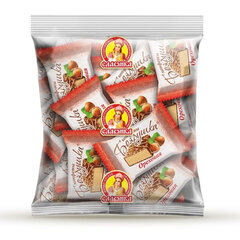 Конфеты шоколадные СЛАВЯНКА &laquo;Боярушка&raquo;, вафельные, с арахисом и пралине, 1000 г, пакет