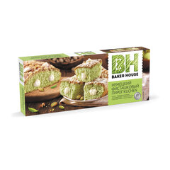 Пирог BAKER HOUSE "Фисташковый", бисквитный, 350 г, картонная коробка
