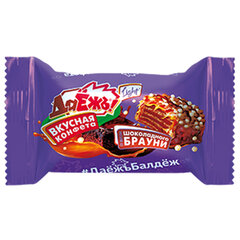 Конфеты шоколадные ESSEN "ДаЁжъ!" Light со вкусом шоколадного брауни, 500 г, пакет