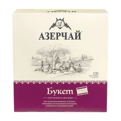 Чай АЗЕРЧАЙ "Premium collection" чёрный, 100 пакетиков в конвертах по 1,8 г