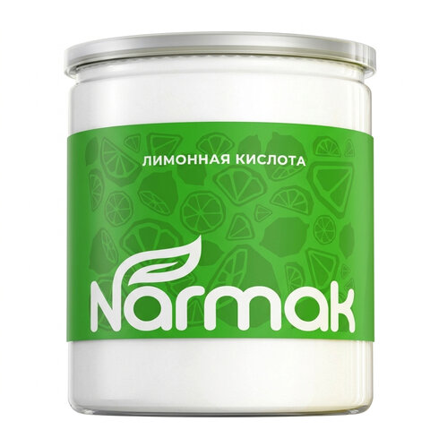 Лимонная кислота 1 кг, пластиковая банка, NARMAK