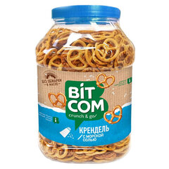 Крендель СЕМЕЙКА ОЗБИ с морской солью, 450 г, пластиковая банка