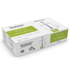 Чай TEATONE "Green tea" зеленый классический, 100 стиков по 1,8 г