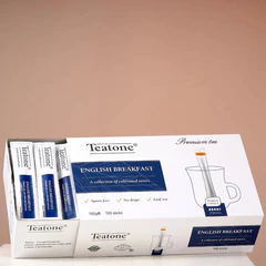 Чай TEATONE "English breakfast" черный, 100 стиков по 1,8 г