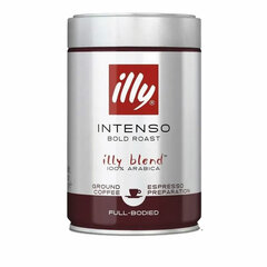 Кофе молотый ILLY &laquo;Intenso&raquo; 250 г в жестяной банке, арабика 100%, ИТАЛИЯ