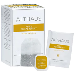 Чай ALTHAUS "Pure Peppermint" травяной, 20 пакетиков в конвертах по 1,75 г, ГЕРМАНИЯ