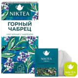 Чай NIKTEA "Горный Чабрец" черный, 25 пакетиков в конвертах по 2 г