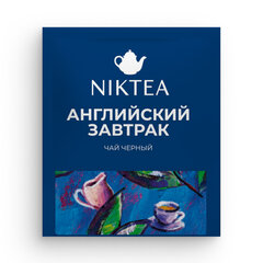 Чай NIKTEA "Английский завтрак" черный, 25 пакетиков в конвертах по 2 г