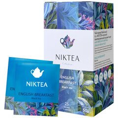 Чай NIKTEA &laquo;Английский завтрак&raquo; черный, 25 пакетиков в конвертах по 2 г