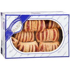 Печенье слоеное ПОЛЕТ &laquo;Штрудлики с малиной&raquo;, 500 г, картонная коробка
