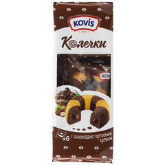 Пирожное бисквитное KOVIS &laquo;Колечки с шоколадно-ореховым кремом&raquo;, 240 г, пакет