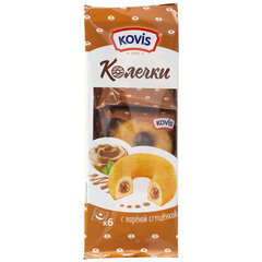 Пирожное бисквитное KOVIS &laquo;Колечки с кремом вареная сгущенка&raquo;, 240 г, пакет
