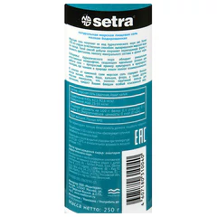 Соль морская пищевая SETRA мелкая, йодированная в солонке, 250 г
