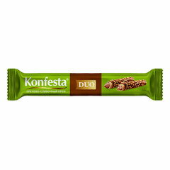 Конфеты KONFESTA DUO с орехово-сливочным кремом, вафельные, 38 г, в шоубоксе