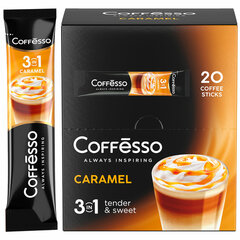 Кофе растворимый порционный COFFESSO &laquo;3 в 1 Caramel&raquo;, пакетик 14 г