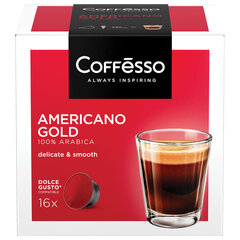 Кофе в капсулах COFFESSO &laquo;Americano Gold&raquo; для кофемашин Dolce Gusto, 16 порций