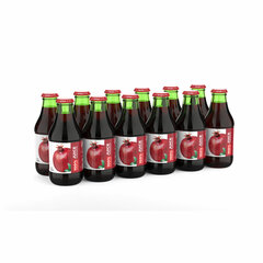 Сок BARINOFF Гранатовый, с сахаром, 0,25 л, стеклянная бутылка