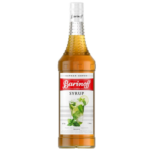 Сироп BARINOFF "Мохито", 1 л, стеклянная бутылка, 1069