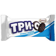 Печенье АККОНД &laquo;Трио&raquo; какао с начинкой со вкусом пломбира, 460 г