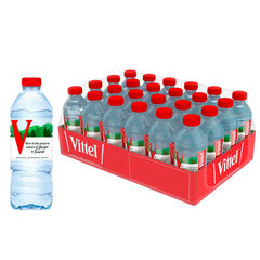 Вода негазированная минеральная VITTEL, 0,5 л, ФРАНЦИЯ