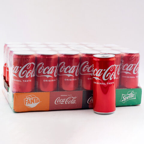 Напиток газированный COCA-COLA Original 0,33 л, жестяная банка, УТ-00003383 - фото 3