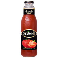 Сок томатный SWELL с мякотью в стеклянной бутылке 0,75 л, для детского питания