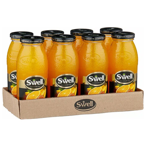 Нектар мультифруктовый SWELL с мякотью в стеклянной бутылке 0,25 л, для детского питания, 4040207330 - фото 2