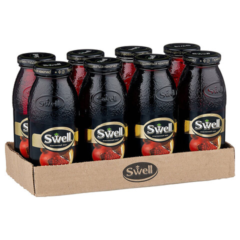 Сок гранатовый SWELL восстановленный в стеклянной бутылке 0,25 л, 4040250410 - фото 2