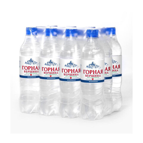 Вода негазированная минеральная ГОРНАЯ ВЕРШИНА, 0,5 л, 1144 - фото 3