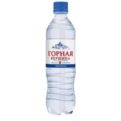 Вода негазированная минеральная ГОРНАЯ ВЕРШИНА, 0,5 л