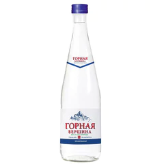 Вода негазированная минеральная ГОРНАЯ ВЕРШИНА, 0,5 л, стеклянная бутылка