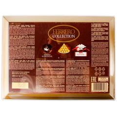 Набор конфет FERRERO "Collection", Ассорти из 3 вкусов с RAFFAELLO, 269,4 г