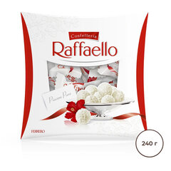 Конфеты RAFFAELLO с цельным миндальным орехом в кокосовой стружке, 240 г